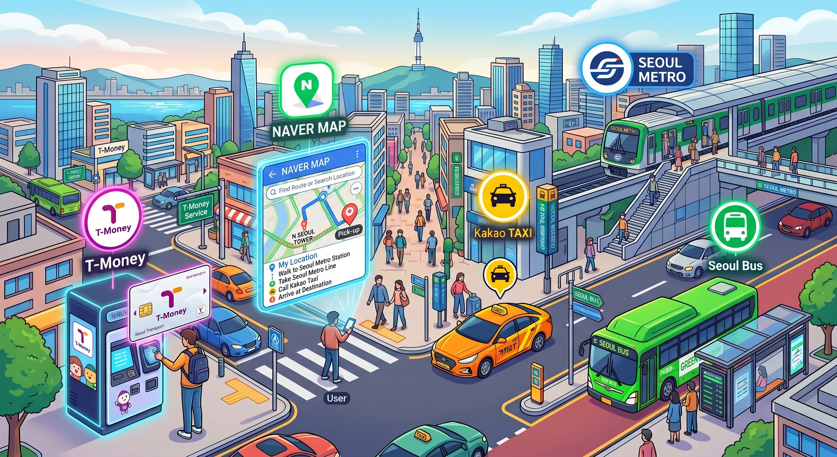 Ground transportation in Seoul